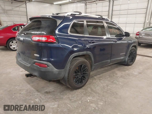 2014 Jeep Cherokee Latitude with VIN 1C4PJMCS9EW190255, listed as a IAAI auction lot 41956155 with 220,265 mi miles. Bid and sale history available at carsss.com. Image 4.