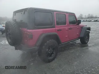 2024 Jeep Wrangler Sport S с VIN 1C4RJXN61RW322344, выставлен на аукционе Copart как лот 42948515 с пробегом 4 257 миль миль и Списание • Salvage title. История ставок и продаж доступна на DreamBid. Изображение 3.