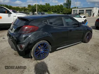 2016 Hyundai Veloster Turbo with VIN KMHTC6AE7GU279107, listed as a Copart auction lot 77386233 with 105,872 mi miles. Bid and sale history available at carsss.com. Image 3.