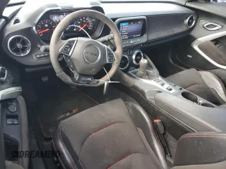 2021 Chevrolet Camaro ZL1 with VIN 1G1FJ1R60M0105348, listed as a Copart auction lot 44238115 with 15,373 mi miles and Salvage Title. Bid and sale history available at carsss.com. Image 8.