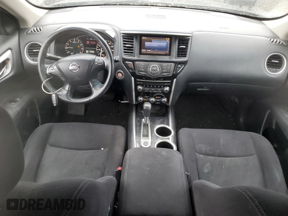 2015 Nissan Pathfinder SV with VIN 5N1AR2MM7FC653740, listed as a Copart auction lot 51338395 with 197,668 mi miles and Salvage Title. Bid and sale history available at carsss.com. Image 8.