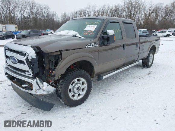 2015 Ford F-250 Lariat with VIN 1FT7W2B6XFEA43802, listed as a IAAI auction lot 41076297 with 202,520 mi miles and . Bid and sale history available at DreamBid. Image 2.