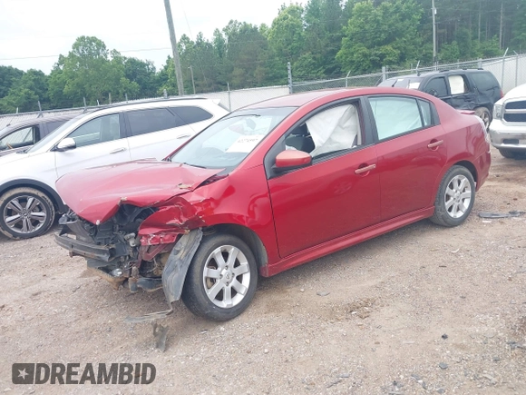 2010 Nissan Sentra S with VIN 3N1AB6APXAL693292, listed as a IAAI auction lot 42274597 with Not provided miles and . Bid and sale history available at DreamBid. Image 2.