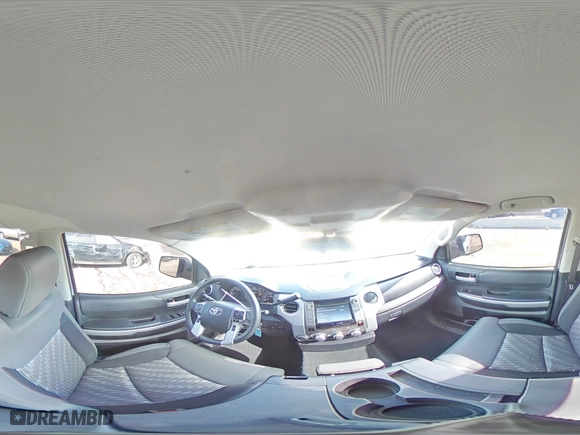 2018 Toyota Tundra 4WD SR with VIN 5TFUY5F17JX714885, listed as a Copart auction lot 48469155 with 183,665 mi miles and Salvage Title. Bid and sale history available at carsss.com. Image 14.