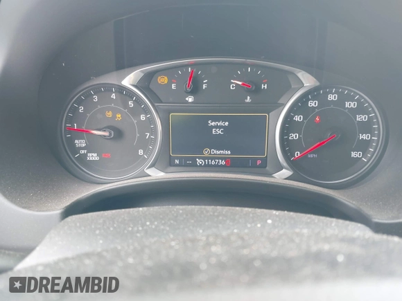 2020 GMC Terrain SLT with VIN 3GKALPEVXLL124409, listed as a IAAI auction lot 42355378 with 116,736 mi miles and . Bid and sale history available at DreamBid. Image 15.