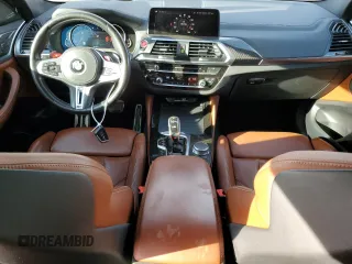 2020 BMW X4 M Competition z VIN 5YMUJ0C05L9B57303, wystawiony jako Copart lot #79167294 z przebiegiem 56 584 mil mil oraz Szkoda całkowita • Salvage title. Historia ofert i sprzedaży dostępna na DreamBid. Obrazek 8.