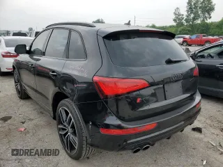 2017 Audi SQ5 Premium Plus with VIN WA1CCAFP8HA075138, listed as a Copart auction lot 52899003 with 61,912 mi miles. Bid and sale history available at carsss.com. Image 2.
