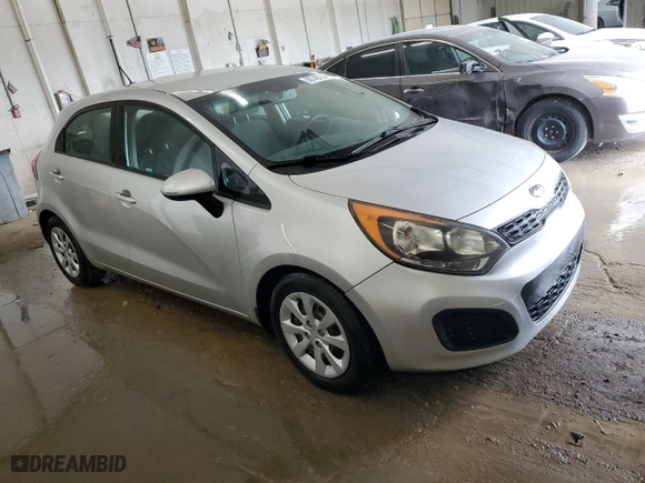 2013 Kia Rio LX with VIN KNADM5A30D6213543, listed as a Copart auction lot 50746755 with 121,205 mi miles and Salvage Title. Bid and sale history available at carsss.com. Image 4.