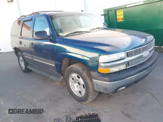 2005 Chevrolet Tahoe LS with VIN 1GNEC13V25R173054, listed as a IAAI auction lot 41616086 with 202,736 mi miles. Bid and sale history available at carsss.com. Image 1.