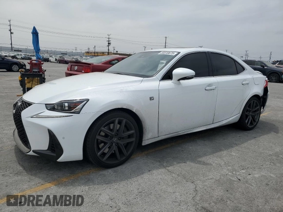 2019 Lexus IS 300 with VIN JTHBA1D22K5084933, listed as a Copart auction lot 58530675 with 56,608 mi miles and Salvage title. Bid and sale history available at DreamBid. Image 1.