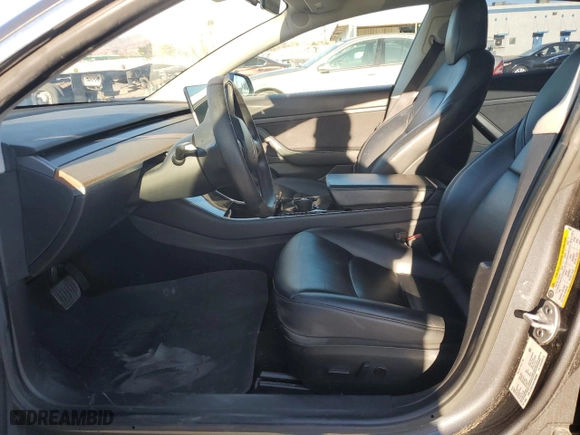 2020 Tesla Model 3 Standard Range Plus with VIN 5YJ3E1EA7LF803660, listed as a Copart auction lot 86631504 with NaN miles and Salvage Title. Bid and sale history available at carsss.com. Image 7.