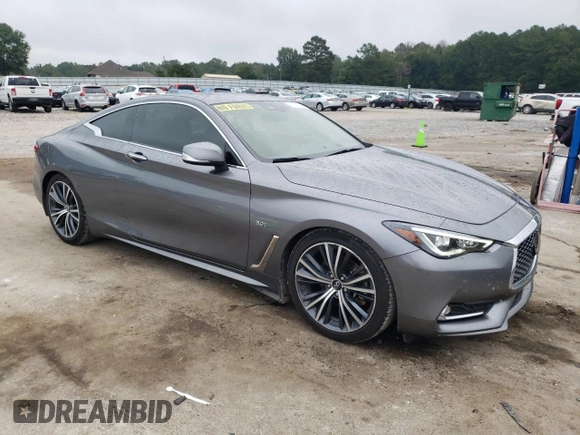 2020 Infiniti Q60 Luxe with VIN JN1EV7EKXLM341156, listed as a Copart auction lot 71984954 with 67,816 mi miles and Salvage Title. Bid and sale history available at carsss.com. Image 4.