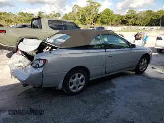 2001 Toyota Solara SE with VIN 2T1FF28P81C513929, listed as a Copart auction lot 74082944 with 202,241 mi miles and Salvage Title. Bid and sale history available at carsss.com. Image 3.