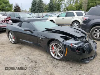 2015 Chevrolet Corvette Z51 2LT with VIN 1G1YK3D75F5125246, listed as a Copart auction lot 72342704 with 12,031 mi miles and Clean Title. Bid and sale history available at carsss.com. Image 4.