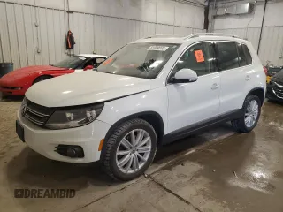 2015 Volkswagen Tiguan SEL with VIN WVGBV7AX0FW520876, listed as a Copart auction lot 61089245 with 101,102 mi miles and Non repairable. Bid and sale history available at DreamBid. Image 1.