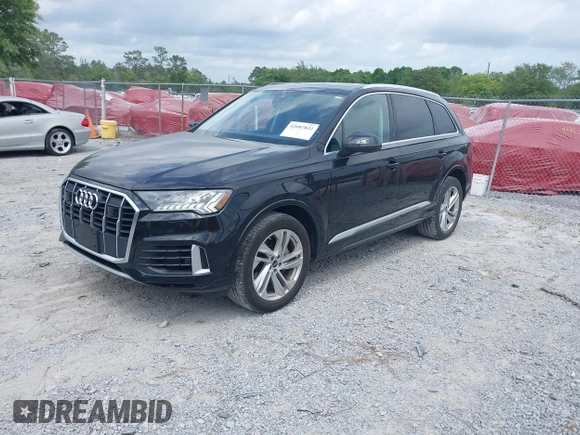 2023 Audi Q7 Premium Plus with VIN WA1LXBF70PD010789, listed as a IAAI auction lot 42087832 with 55,010 mi miles and . Bid and sale history available at DreamBid. Image 17.