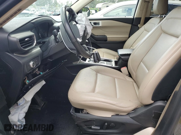 2020 Ford Explorer XLT z VIN 1FMSK7DH7LGB46480, wystawiony jako Copart lot #54416935 z przebiegiem Nie podano mil oraz Szkoda całkowita • Salvage title. Historia ofert i sprzedaży dostępna na DreamBid. Obrazek 7.