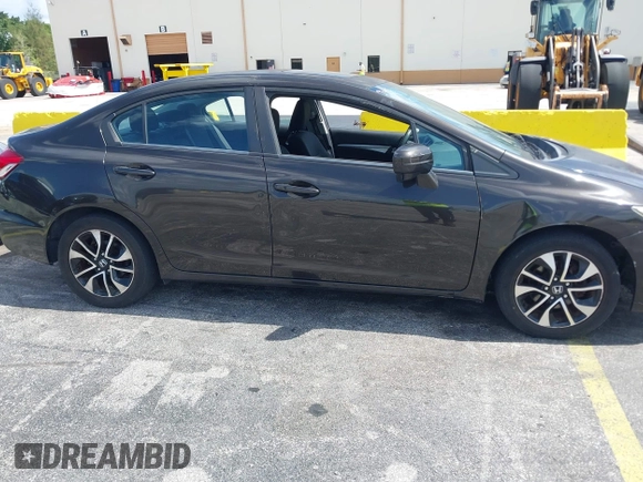 2014 Honda Civic Sedan EX with VIN 2HGFB2F8XEH517873, listed as a IAAI auction lot 42181326 with Not Provided miles. Bid and sale history available at carsss.com. Image 6.