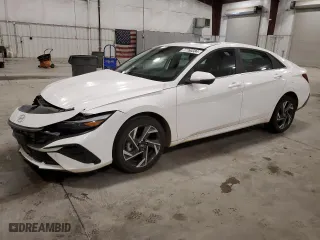 2024 Hyundai Elantra Limited with VIN KMHLP4DG2RU715354, listed as a Copart auction lot 77760384 with 10,554 mi miles and Salvage Title. Bid and sale history available at carsss.com. Image 1.