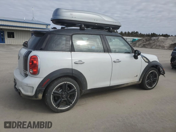 2012 MINI Countryman S with VIN WMWZC5C58CWM13141, listed as a Copart auction lot 48894185 with 128,291 mi miles and Salvage Title. Bid and sale history available at DreamBid. Image 3.