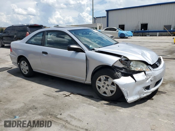 2005 Honda Civic VP z VIN 1HGEM22125L040468, wystawiony jako Copart lot #58404335 z przebiegiem 98 770 mil mil oraz Szkoda całkowita • Salvage title. Historia ofert i sprzedaży dostępna na DreamBid. Obrazek 4.