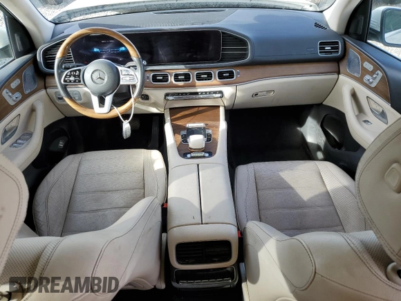 2020 Mercedes-Benz GLS 450 with VIN 4JGFF5KE3LA075672, listed as a Copart auction lot 41018854 with 57,006 mi miles and . Bid and sale history available at DreamBid. Image 8.