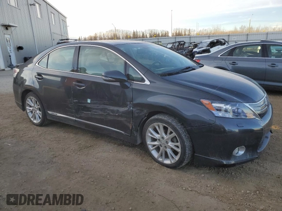 2010 Lexus HS 250h with VIN JTHBB1BA0A2018629, listed as a Copart auction lot 80488914 with 127,910 mi miles and Salvage Title. Bid and sale history available at DreamBid. Image 4.