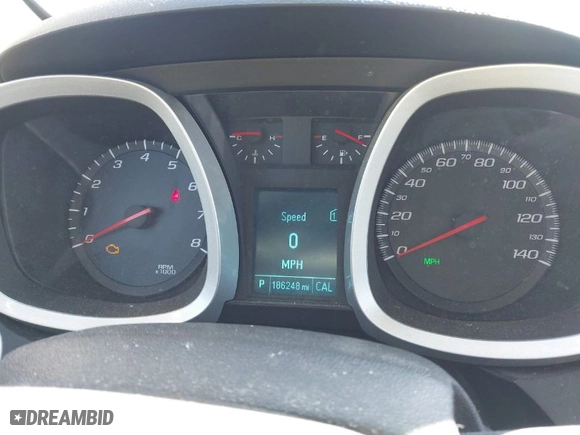2012 Chevrolet Equinox LT w/1LT with VIN 2GNFLEEK9C6182373, listed as a IAAI auction lot 41847549 with 186,248 mi miles. Bid and sale history available at carsss.com. Image 7.