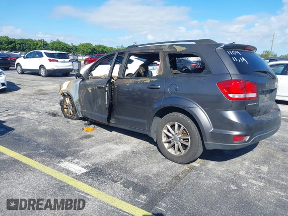 2015 Dodge Journey SXT with VIN 3C4PDCBB6FT591109, listed as a IAAI auction lot 40943676 with Not Provided miles. Bid and sale history available at carsss.com. Image 3.