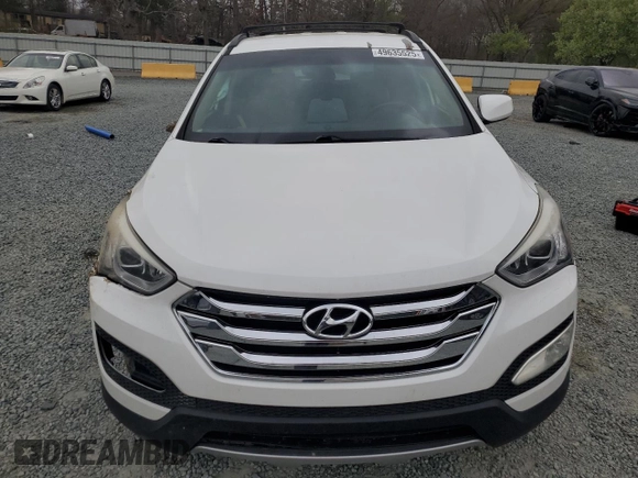 2014 Hyundai Santa Fe Sport with VIN 5XYZU3LB3EG229963, listed as a Copart auction lot 49635525 with 133,239 mi miles and Salvage Title. Bid and sale history available at carsss.com. Image 5.