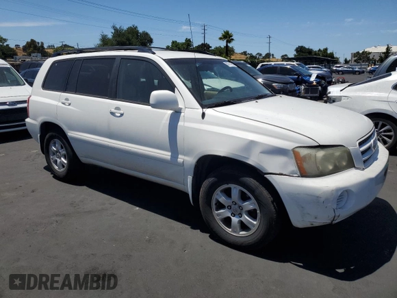 2003 Toyota Highlander z VIN JTEGF21A530084266, wystawiony jako Copart lot #60761465 z przebiegiem 128 592 mil mil oraz Szkoda całkowita • Salvage title. Historia ofert i sprzedaży dostępna na DreamBid. Obrazek 4.