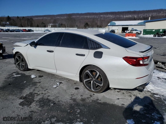 2019 Honda Accord Sedan Sport 1.5T with VIN 1HGCV1F38KA044834, listed as a Copart auction lot 41991345 with 0 mi miles and Salvage Title. Bid and sale history available at carsss.com. Image 2.