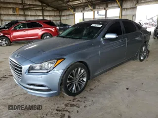 2015 Hyundai Genesis 3.8L with VIN KMHGN4JE0FU094296, listed as a Copart auction lot 51347655 with 89,840 mi miles and Salvage Title. Bid and sale history available at DreamBid. Image 1.