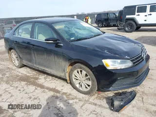 2016 Volkswagen Jetta Sedan 1.4T SE with VIN 3VWD67AJ3GM390273, listed as a IAAI auction lot 41575074 with 114,705 mi miles. Bid and sale history available at carsss.com. Image 1.