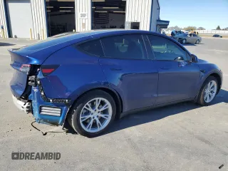 2021 Tesla Model Y Long Range z VIN 5YJYGDEE6MF089493, wystawiony jako Copart lot #48349575 z przebiegiem 52 245 mil mil oraz Szkoda całkowita • Salvage title. Historia ofert i sprzedaży dostępna na DreamBid. Obrazek 3.