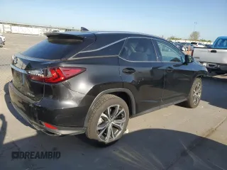 2022 Lexus RX with VIN 2T2HZMDA0NC357240, listed as a Copart auction lot 52118825 with 22,876 mi miles and Salvage Title. Bid and sale history available at carsss.com. Image 3.