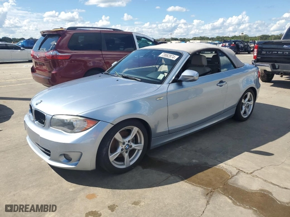 2012 BMW 1 Series 128i with VIN WBAUL7C51CVM81616, listed as a Copart auction lot 73862874 with 0 mi miles and Non Repairable. Bid and sale history available at carsss.com. Image 1.
