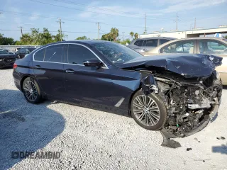 2018 BMW 5 Series 540i with VIN WBAJE5C52JWA96352, listed as a Copart auction lot 58902825 with Not provided miles and Salvage title. Bid and sale history available at DreamBid. Image 4.