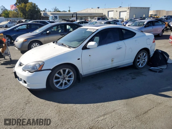 2002 Acura RSX Auto with VIN JH4DC54872C019263, listed as a Copart auction lot 76640754 with 213,897 mi miles and Clean Title. Bid and sale history available at carsss.com. Image 1.