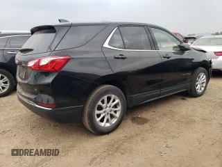 2018 Chevrolet Equinox LT with VIN 3GNAXJEV2JL100543, listed as a Copart auction lot 60306135 with 65,539 mi miles and Salvage title. Bid and sale history available at DreamBid. Image 3.