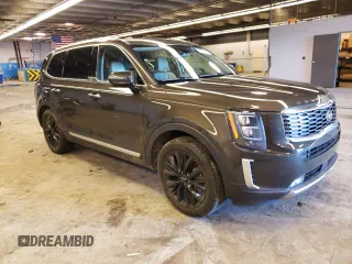 2020 Kia Telluride SX with VIN 5XYP5DHC7LG015406, listed as a Copart auction lot 40481324 with 85,285 mi miles and Salvage Title. Bid and sale history available at carsss.com. Image 4.