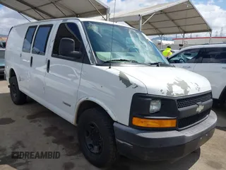 2006 Chevrolet Express Cargo with VIN 1GCGG25V961143624, listed as a IAAI auction lot 42246955 with 180,601 mi miles and . Bid and sale history available at DreamBid. Image 1.