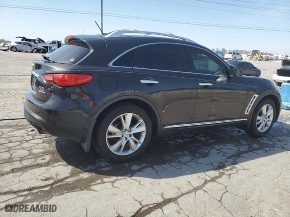 2012 Infiniti FX35 with VIN JN8AS1MW0CM154986, listed as a Copart auction lot 52563955 with 145,113 mi miles and Non Repairable. Bid and sale history available at carsss.com. Image 3.