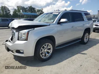 2016 GMC Yukon SLT with VIN 1GKS1BKC1GR413225, listed as a Copart auction lot 66547034 with 56,073 mi miles and Salvage Title. Bid and sale history available at carsss.com. Image 1.