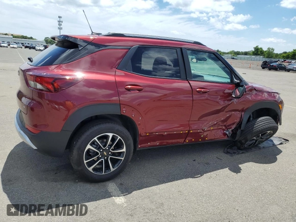 2024 Chevrolet TrailBlazer LT with VIN KL79MRSLXRB052189, listed as a Copart auction lot 60459514 with 2,256 mi miles and Salvage Title. Bid and sale history available at DreamBid. Image 3.