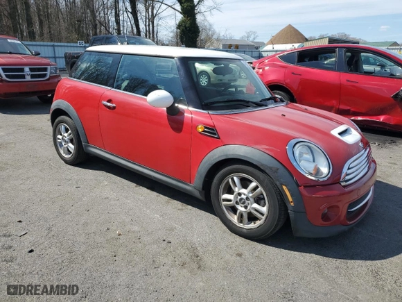 2013 MINI Cooper Hardtop with VIN WMWSU3C53DT684646, listed as a Copart auction lot 49412655 with 116,760 mi miles and Salvage Title. Bid and sale history available at carsss.com. Image 4.
