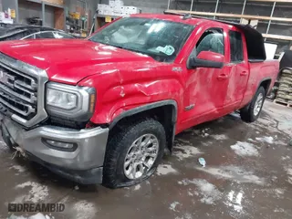 2018 GMC Sierra 1500 SLE with VIN 1GTV2MEC0JZ342278, listed as a IAAI auction lot 41347105 with 105,537 mi miles. Bid and sale history available at carsss.com. Image 2.
