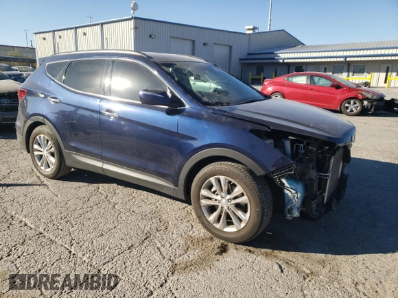 2017 Hyundai Santa Fe Sport 2.0T with VIN 5XYZU3LA1HG382224, listed as a Copart auction lot 79525524 with 91,805 mi miles and Salvage Title. Bid and sale history available at carsss.com. Image 4.
