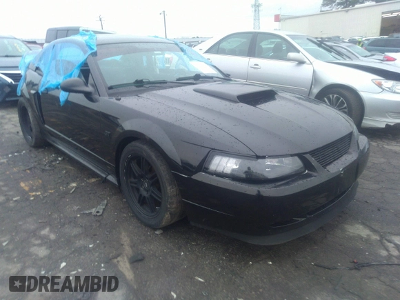 2001 Ford Mustang GT Deluxe with VIN 1FAFP42X91F253815, listed as a IAAI auction lot 41252729 with 168,377 mi miles. Bid and sale history available at carsss.com. Image 1.