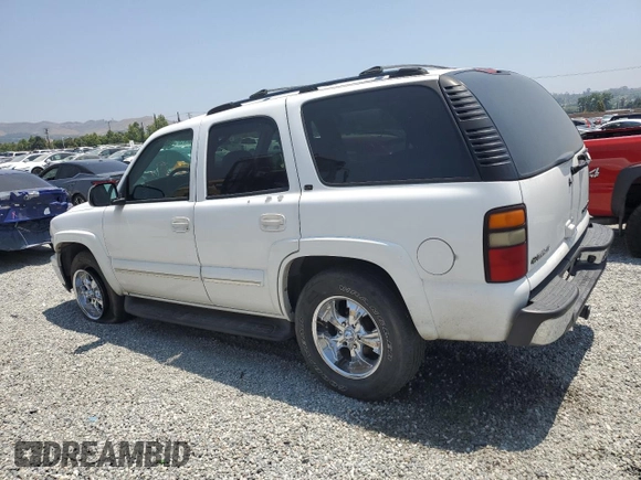2004 Chevrolet Tahoe LS z VIN 1GNEC13T94R165160, wystawiony jako Copart lot #59994985 z przebiegiem 303 473 mil mil oraz Szkoda całkowita • Salvage title. Historia ofert i sprzedaży dostępna na DreamBid. Obrazek 2.